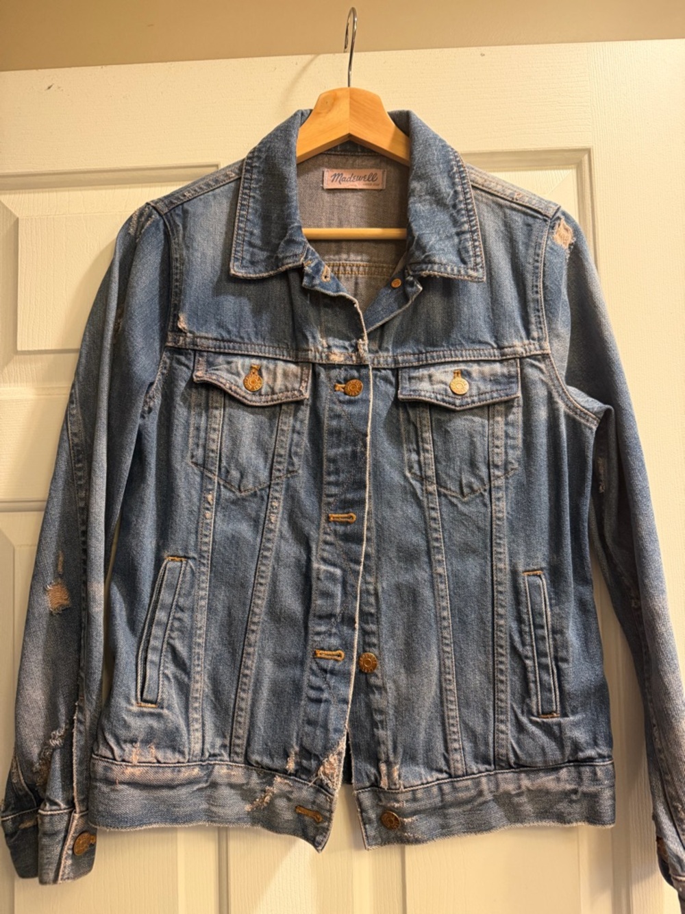 Madewell Distressed Denim Jacket